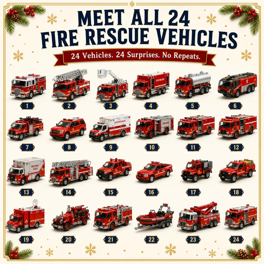 🔥 Limited-Time 50% OFF✨Trains & Rail Vehicles Advent Calendar 2026