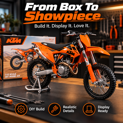 🏍️ Build Your Own Dirt Bike – Realistic DIY Motorcycle Model Kit