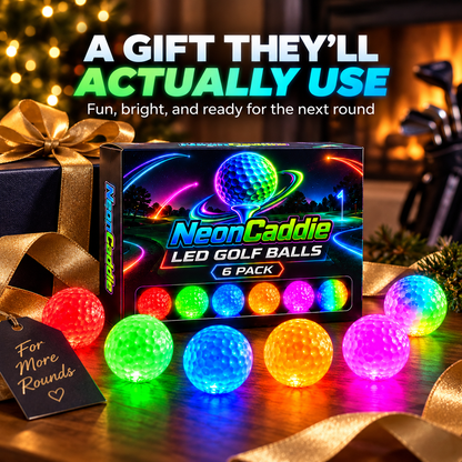 Light up every round, Ahlet-LED Golf Balls – 6-Pack