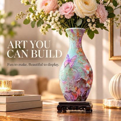 Stunning 3D puzzle vase