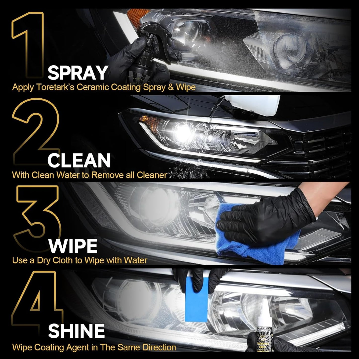 🔥Last Day 49% OFF - Car Headlight Restoration Kit