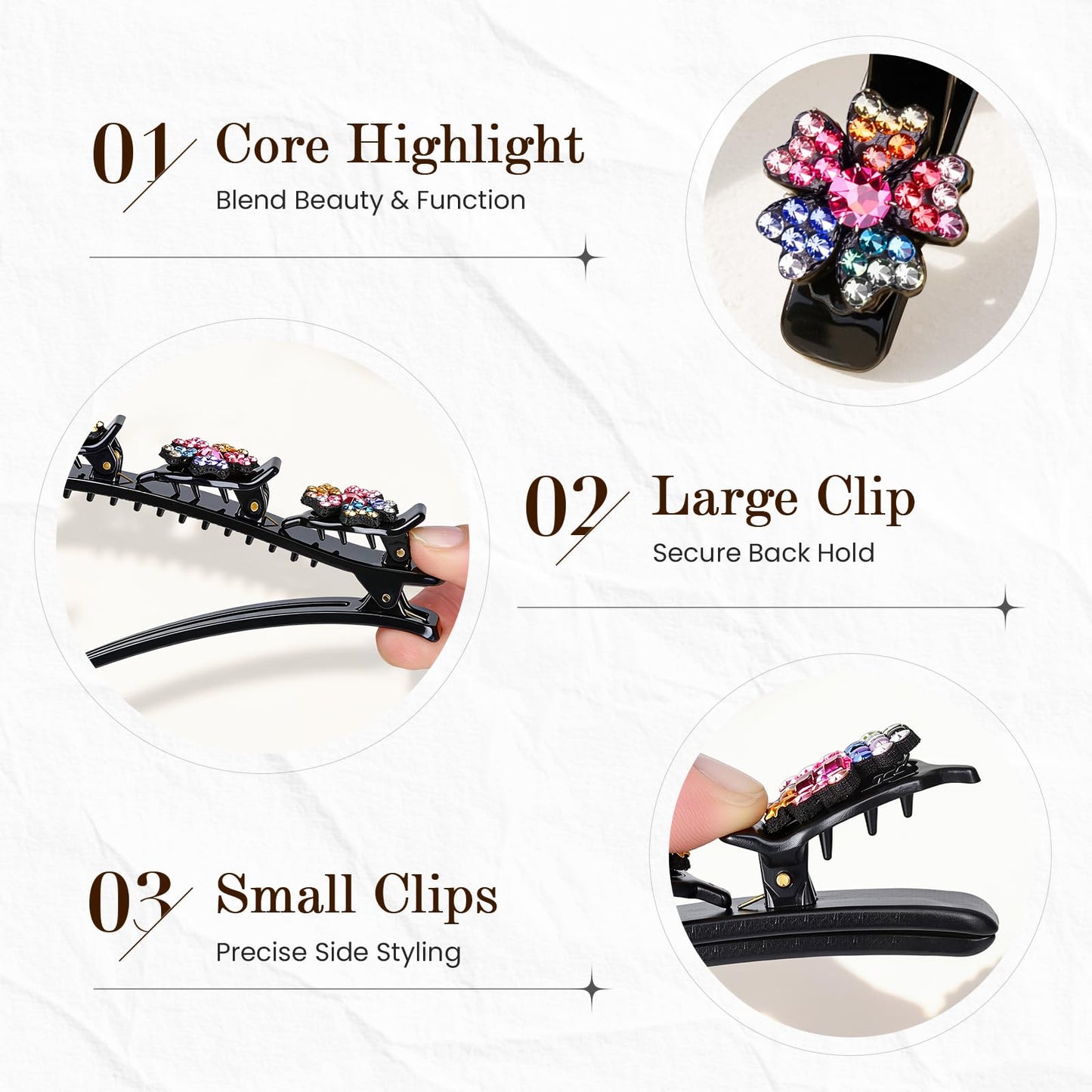 5PCS📦Turn Every Hairstyle Into a “Wait… Where’d You Get That?” Moment ✨