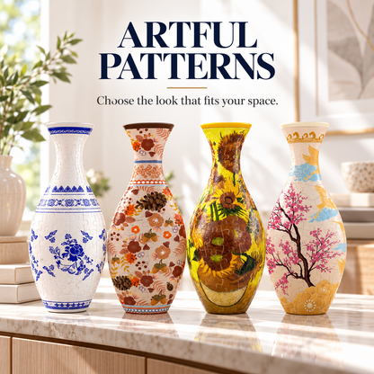 Stunning 3D puzzle vase