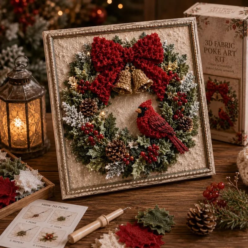 3D Snowman Christmas Art Kit
