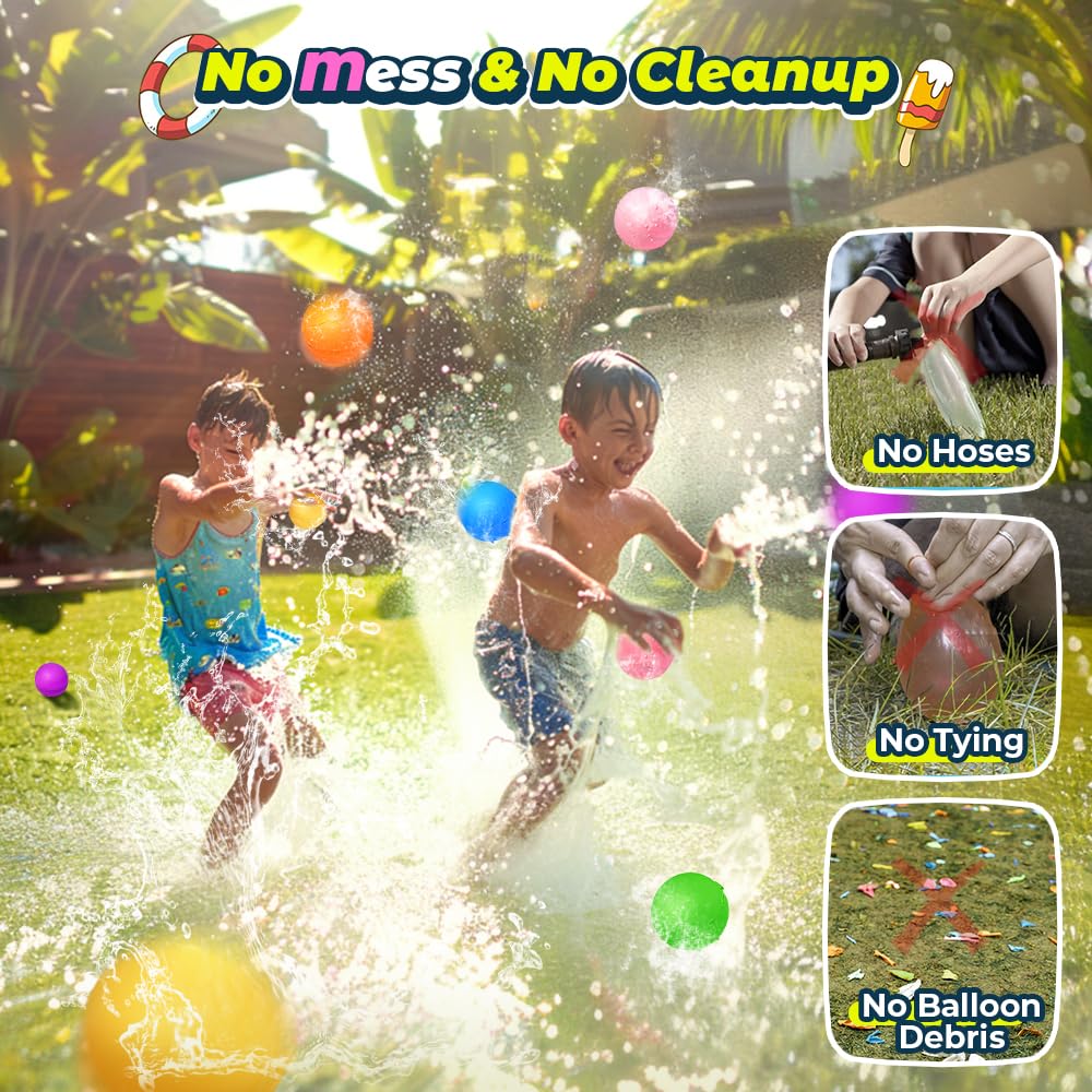 💦 Stop Filling & Tying Water Balloons for Hours — Start the Fun in Seconds!