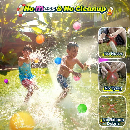 💦 Stop Filling & Tying Water Balloons for Hours — Start the Fun in Seconds!