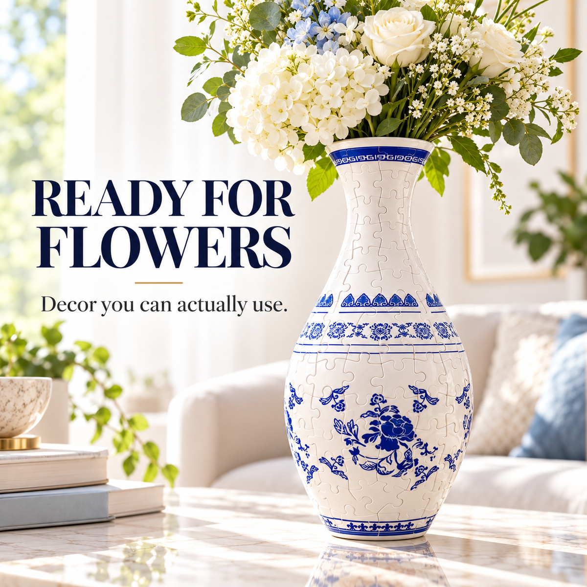 Stunning 3D puzzle vase