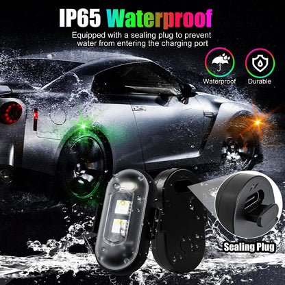 Wireless Remote Multi-Mode RGB LED Strobe Light