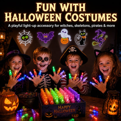 36PCS Halloween LED Projection Rings