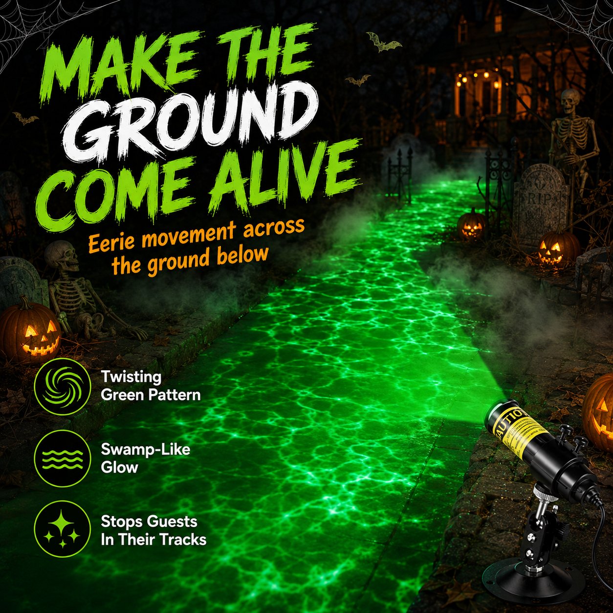 Green Swamp Laser Light