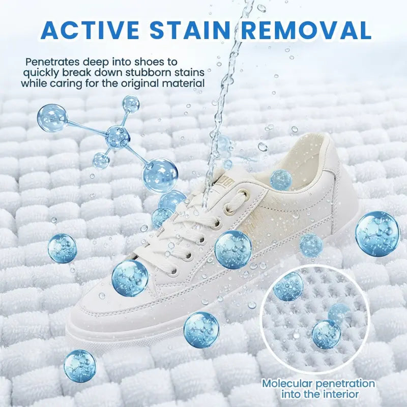 🔥 Limited-Time 49% OFF👟White Shoe Cleaning Cream | Waterless Stain Remover with Sponge