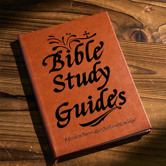 Christianartworkshop 66-Page Bible Study Guide Journal for Daily Devotions and Group Study