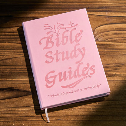 Christianartworkshop 66-Page Bible Study Guide Journal for Daily Devotions and Group Study