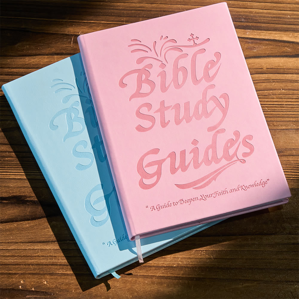 Christianartworkshop 66-Page Bible Study Guide Journal for Daily Devotions and Group Study