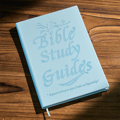 Christianartworkshop 66-Page Bible Study Guide Journal for Daily Devotions and Group Study