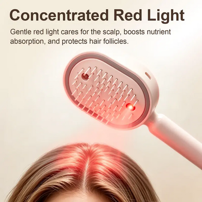 💨 Electric Spray Air Cushion Massage Comb |💆‍♀️ Anti-Static Detangling Hair Brush with Soothing Mist