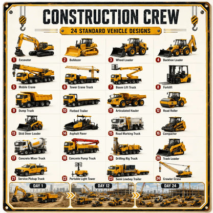 🔥 Limited-Time 50% OFF✨Trains & Rail Vehicles Advent Calendar 2026