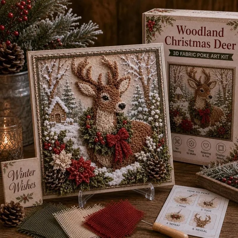 3D Snowman Christmas Art Kit