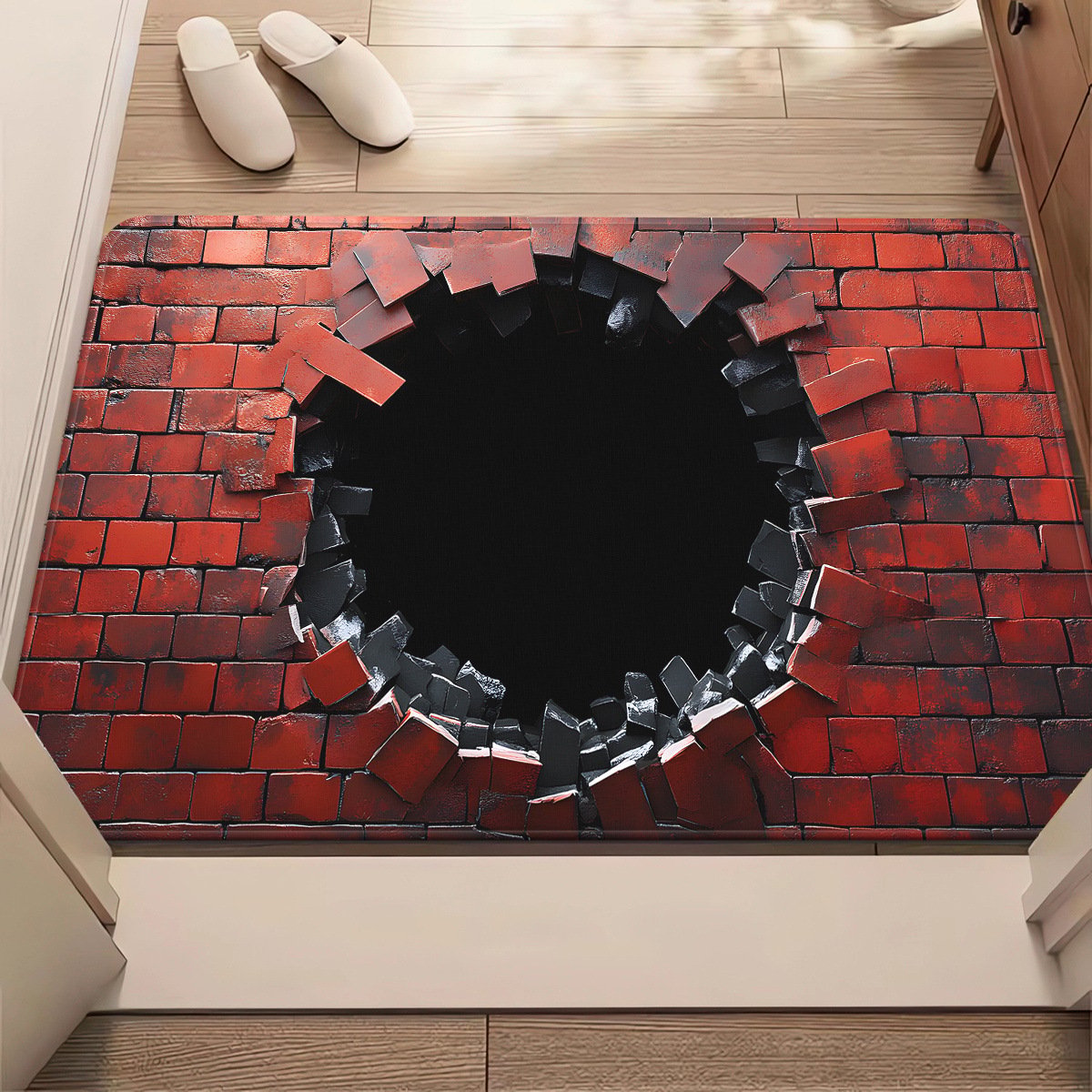✨Endless Abyss Illusion Doormat – Mind-Bending 3D Visual Effect