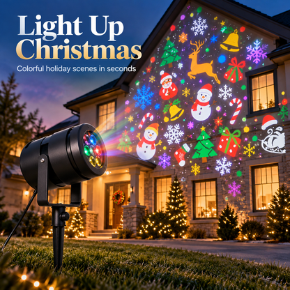 🎅 Turn Any Room Into a Christmas Wonderland – Holiday Projection Night Light
