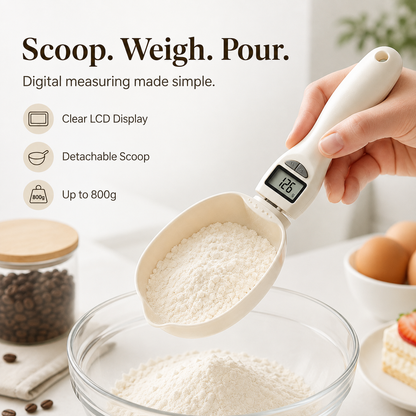 Your Ultimate Kitchen Tool: Digital Measuring Spoon Scale — LCD Kitchen Measuring Spoon Scale