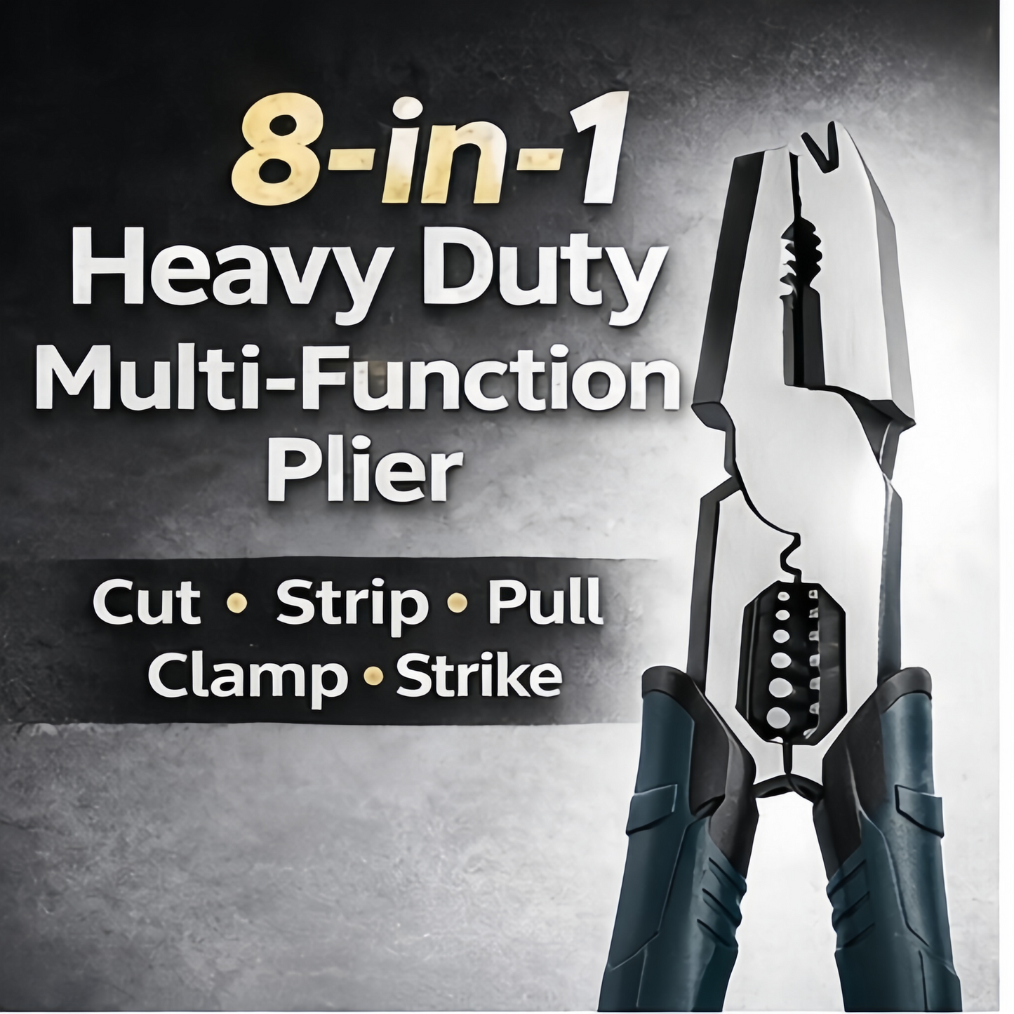 Heavy-Duty Multifunction Pliers