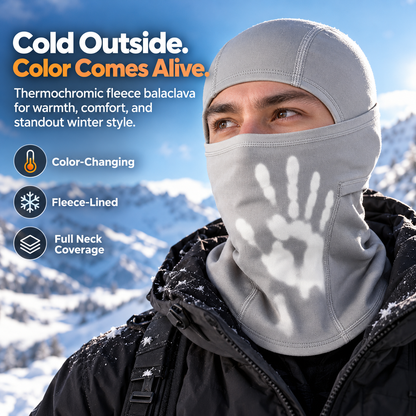 ❄️ 50% OFF Thermochromic Fleece Balaclava Color Changing Winter Face Mask