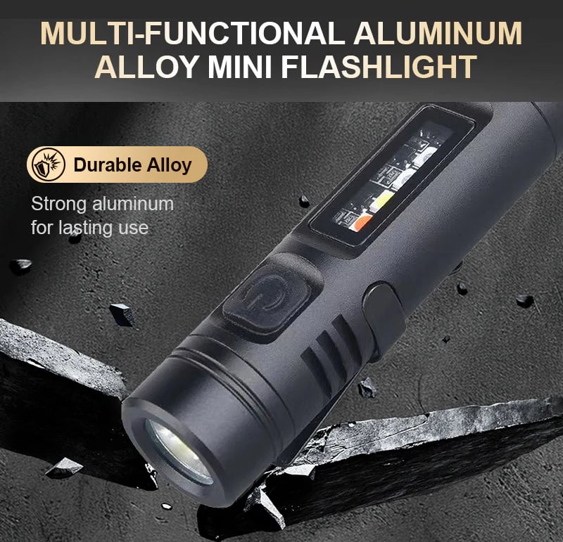 🔥Christmas  Discount 49% Off 🏆💥Multi-Functional Aluminum Alloy Mini Flashlight