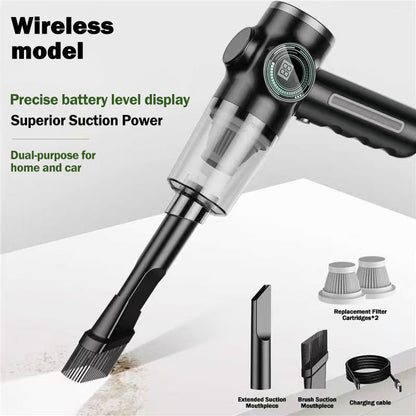 🔥Wireless  Handheld Car Vacuum Cleaner Portable Cordless , Vacuum Cleaner with Multi-Nozzles