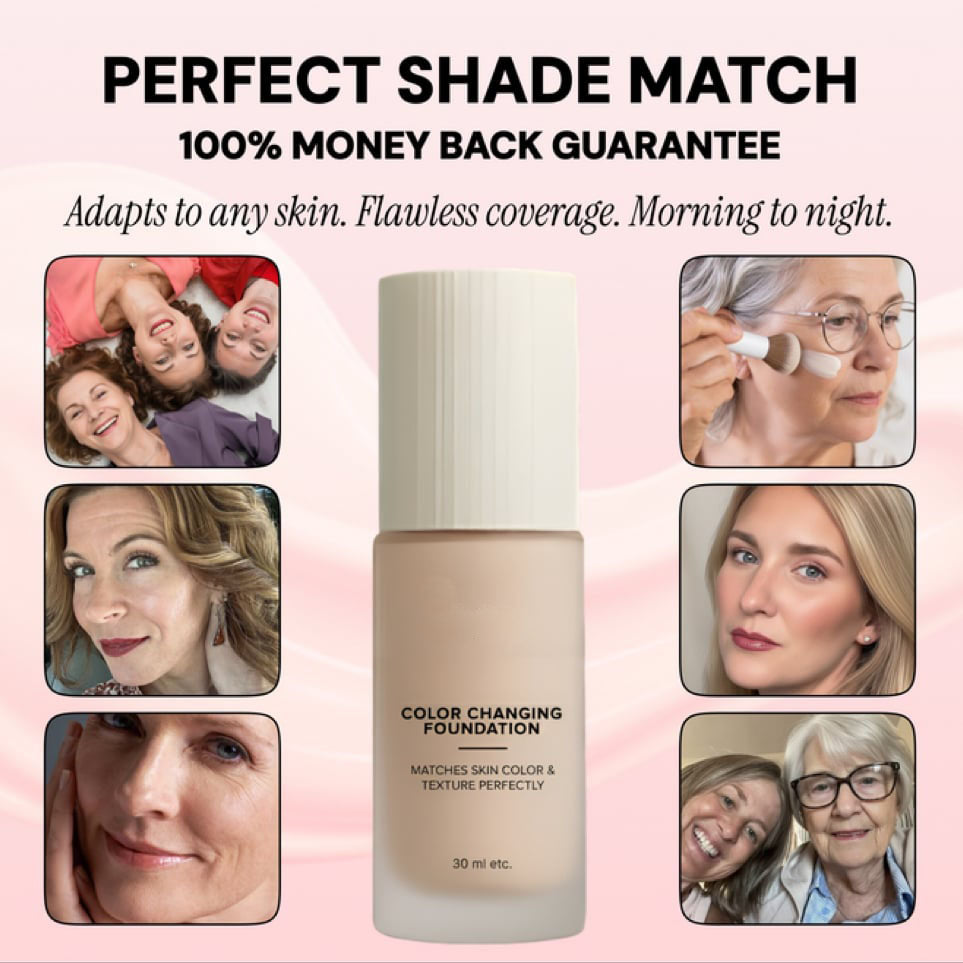 💥2026 Valentines Day Hot Sale🏆Color Changing Foundation🥳