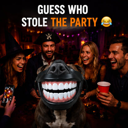 ⏳ Last day 50% OFF –🐶Giant Grin Halloween Dog Mask