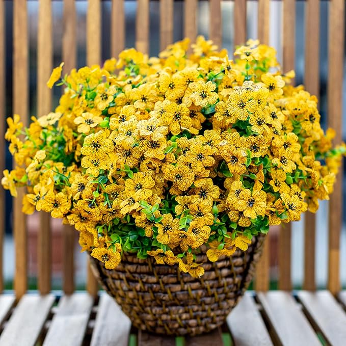 💐🌺UV Resistant Fade-Free Colourful Artificial Flower