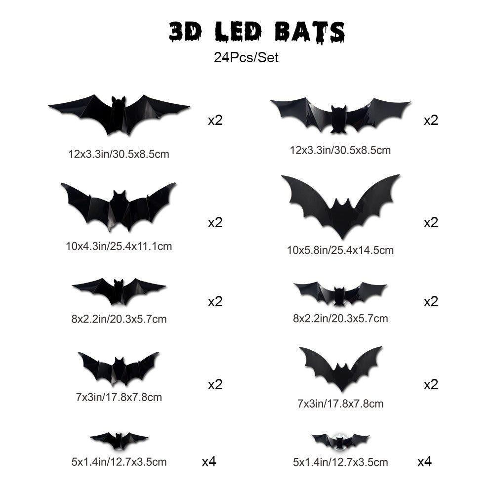 Halloween LED Bat Decorations
