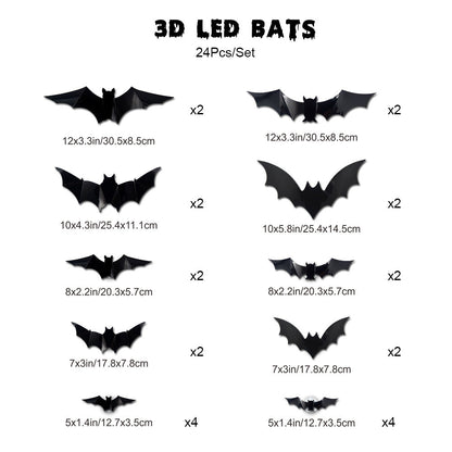 Halloween LED Bat Decorations