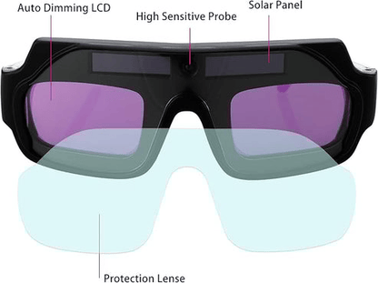 🎁Solar Auto-Darkening Welding Goggles🎁 – Eye Protection with Smart Light Control