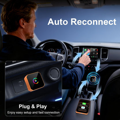 🚗 Wireless CarPlay & Android Auto Adapter – Drive Smarter, Safer & Wire-Free! 📱✨