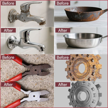 🔥2026 SALE - NANO METAL RUST REMOVER POLISHING SPRAY FOR TOOLS, CARS, BIKES, GRILLS, BOLTS, FIREARMS & MORE