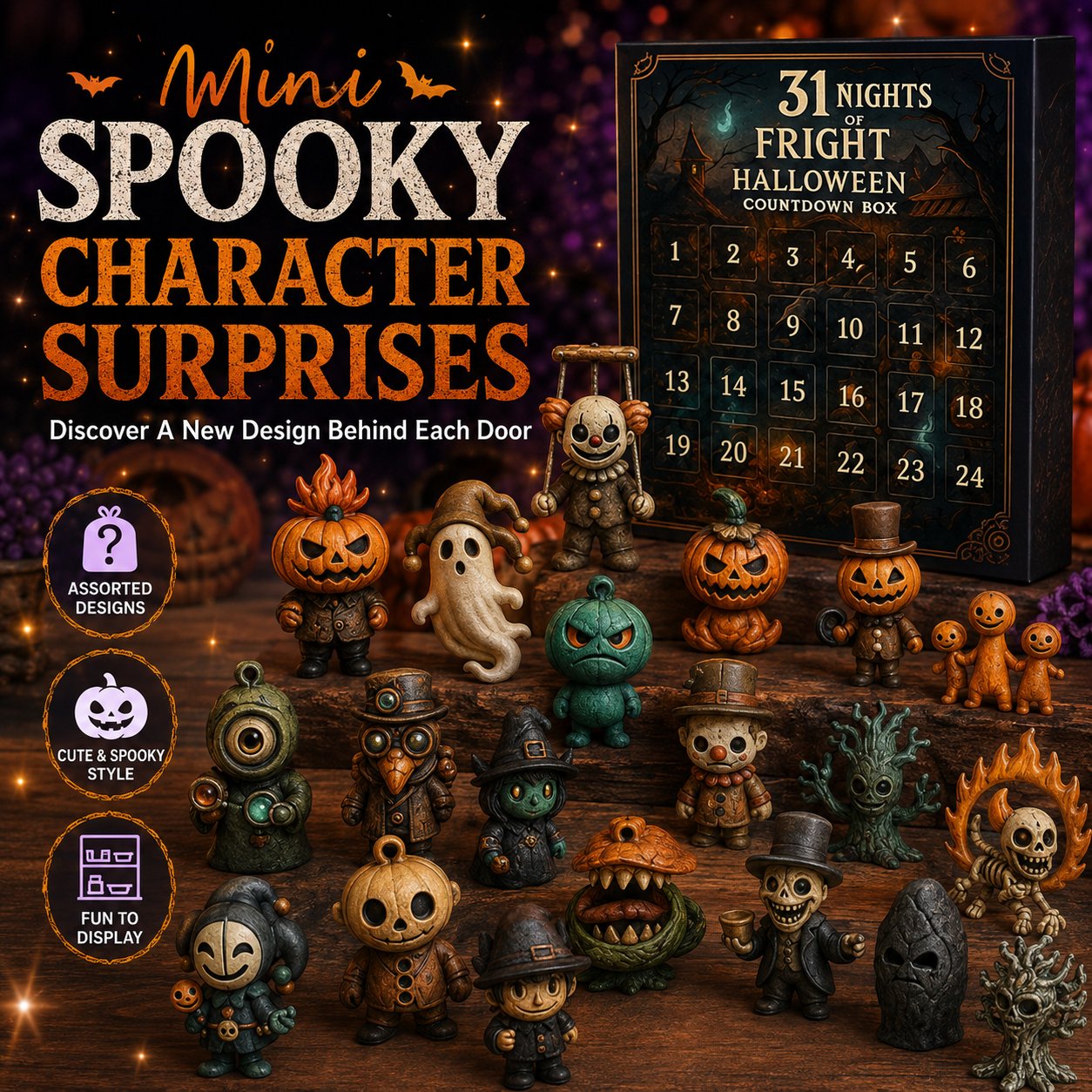 31 Nights of Fright Halloween Countdown Box