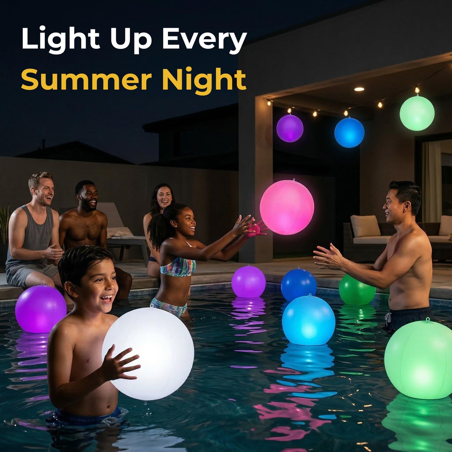 ✨ Turn Your Pool Into a Floating Light Show