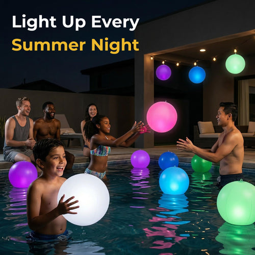✨ Turn Your Pool Into a Floating Light Show