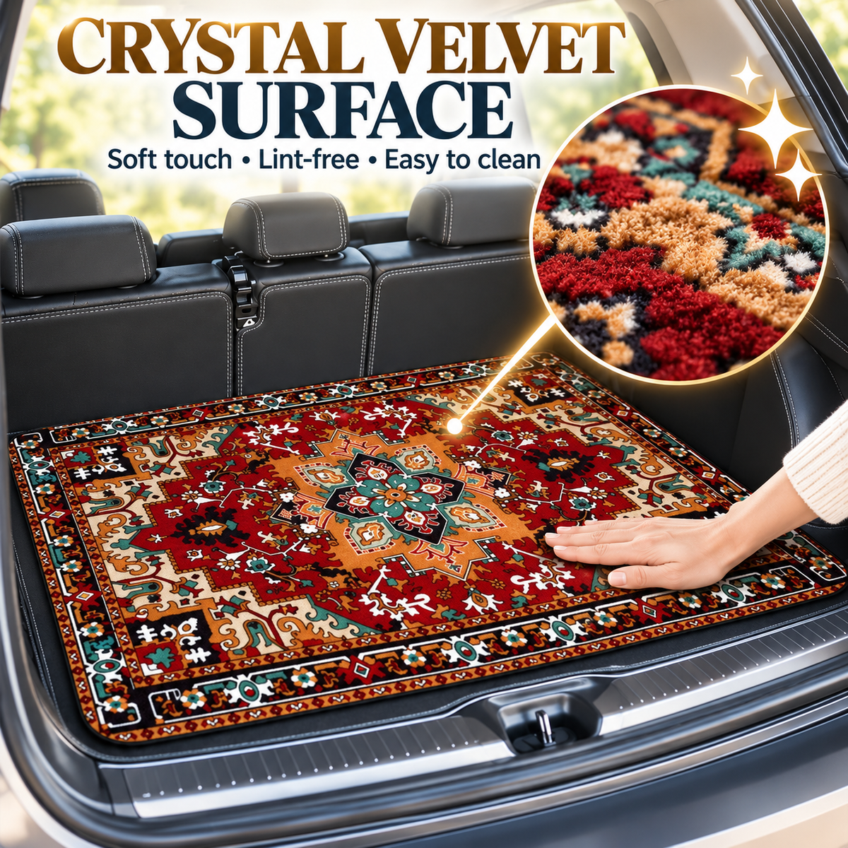 📢📢40% OFF !! ⏰Universal Car Trunk Mat with Non-Slip Backing