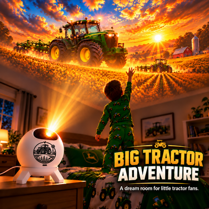 🚜 Tractor & Farm Scene Room Projector – Wall & Ceiling Décor for Tractor Lovers