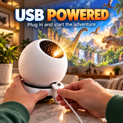 🦖 Dinosaur Scene Projector for Kids – Immersive Room Adventure