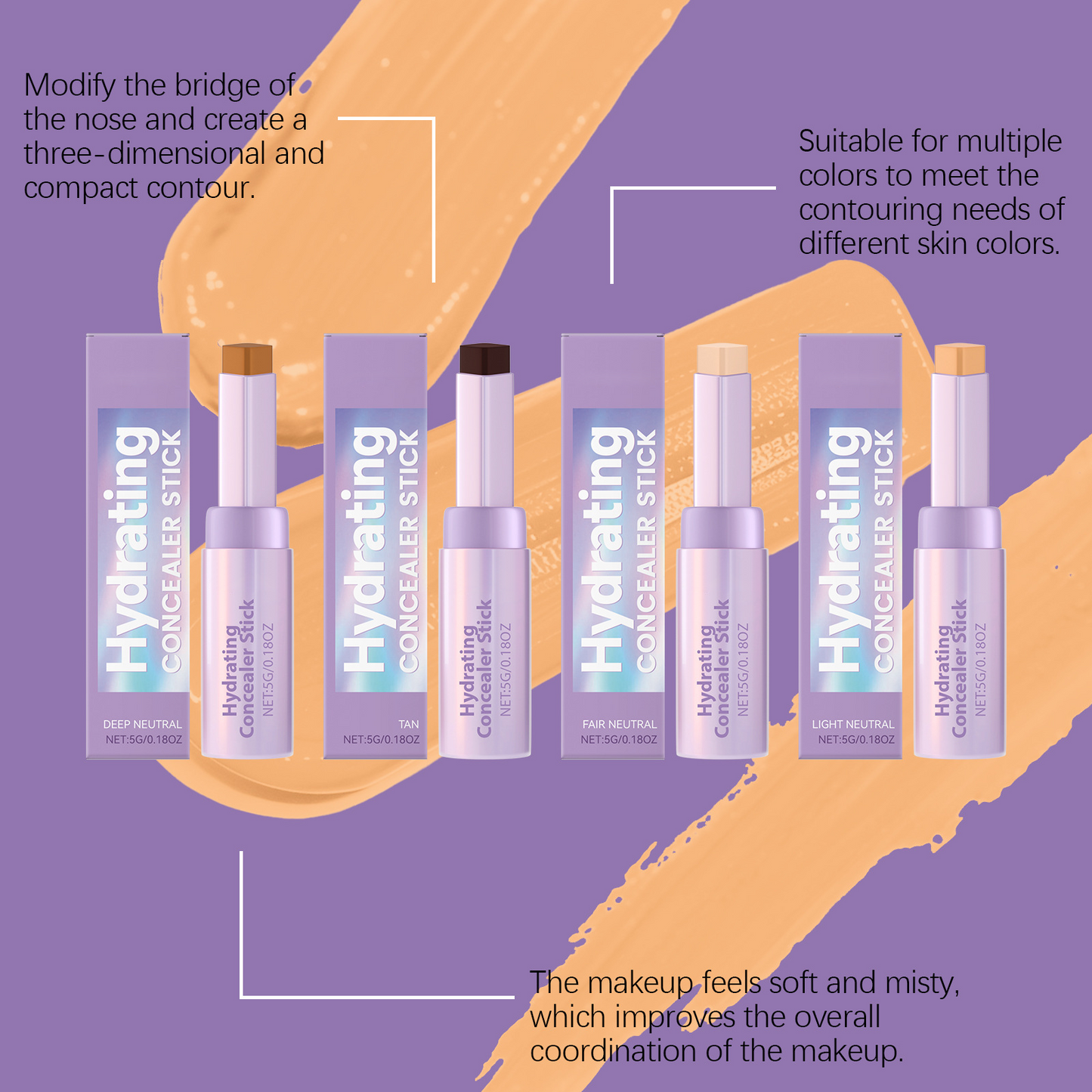 🔥Special Price ⏰💥 Big Stick Energy duoshape tape concealer stick