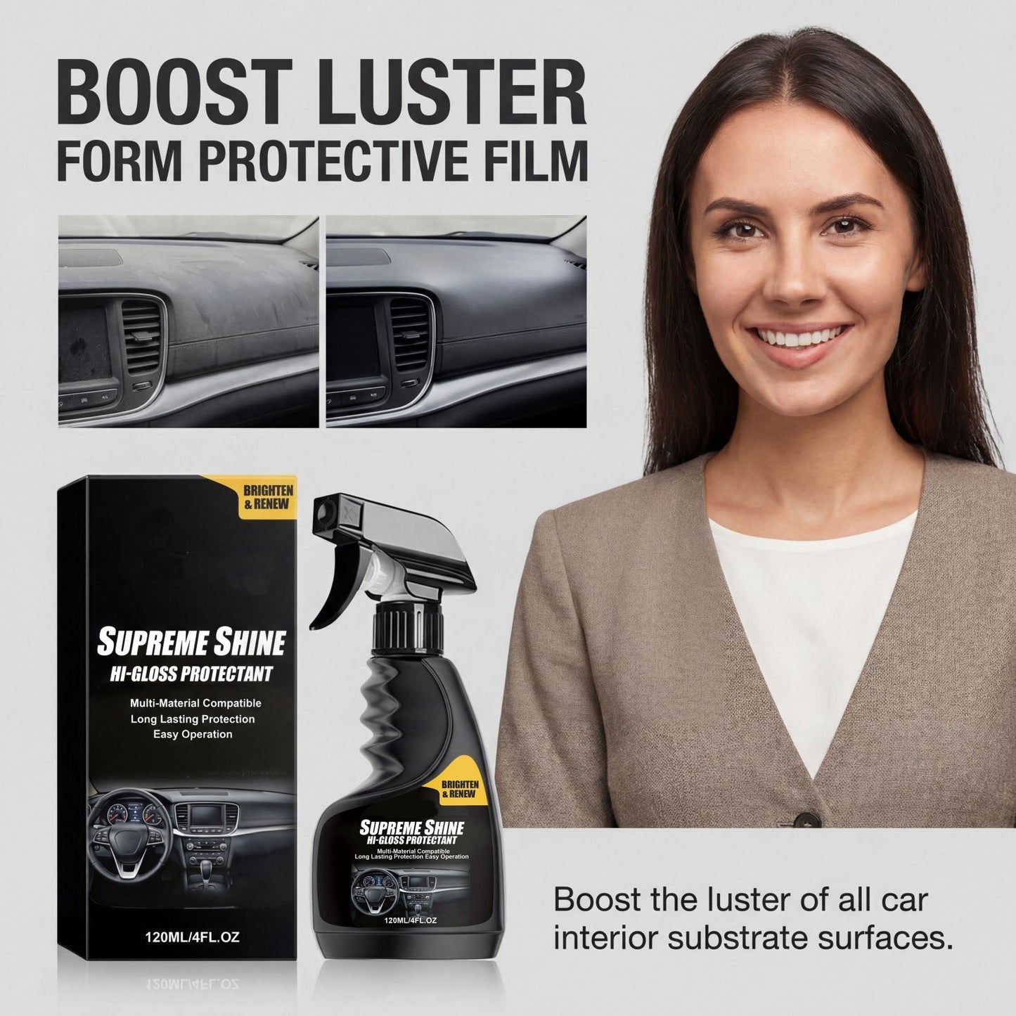 ✨ Hydrophobic Car Coating Spray for Lasting Gloss! 🚗
