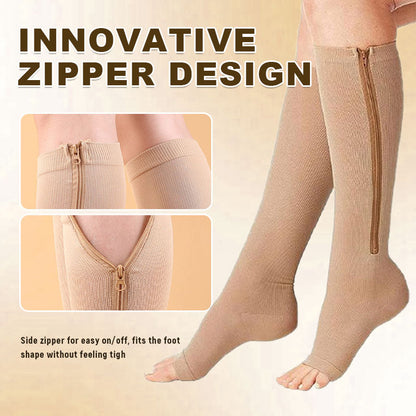 😂 Limited Time: 20% OFF –🏃‍♂️ Sports Zipper Socks – Comfort, Support & Easy On/Off