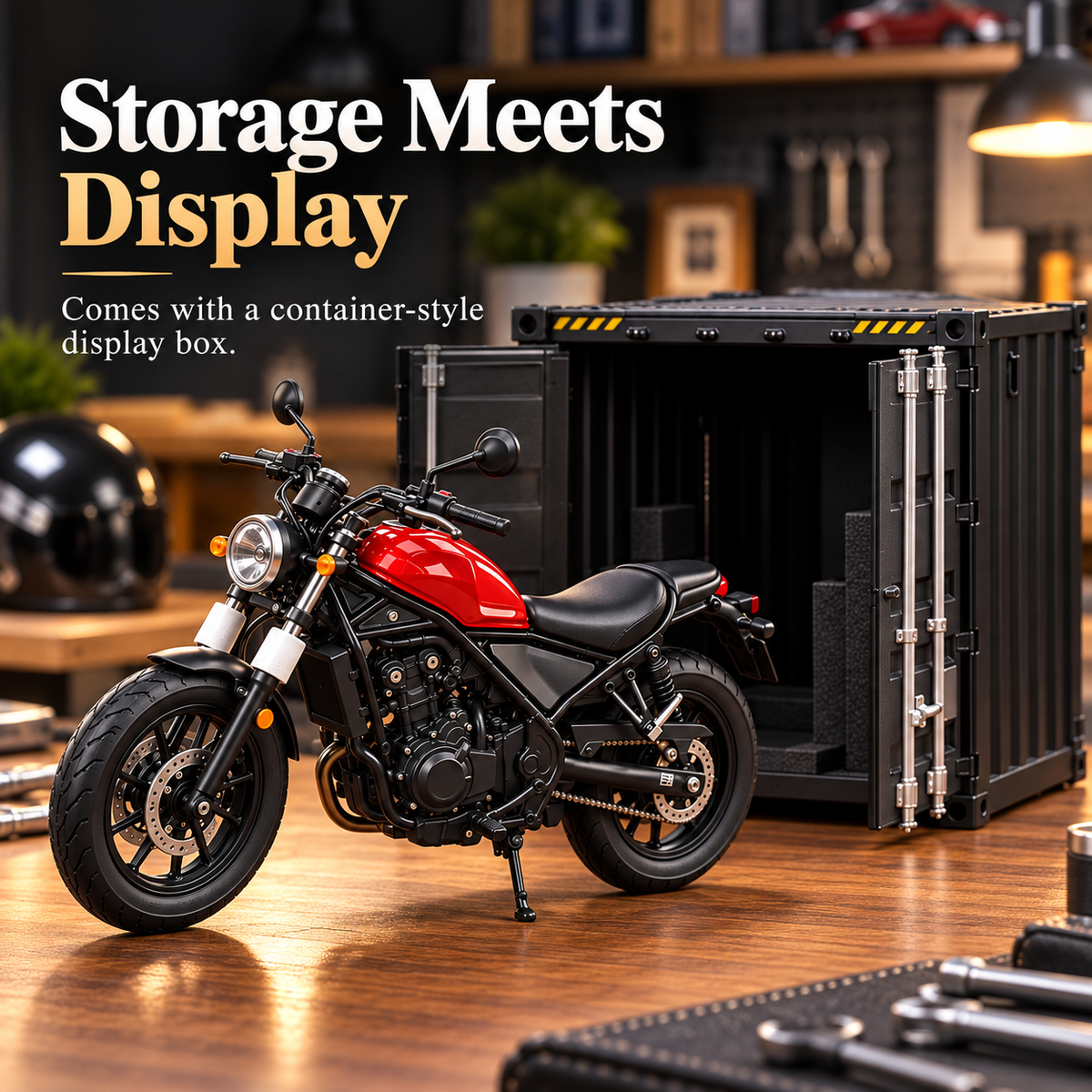 Vintage Motorcycle Collectible Model