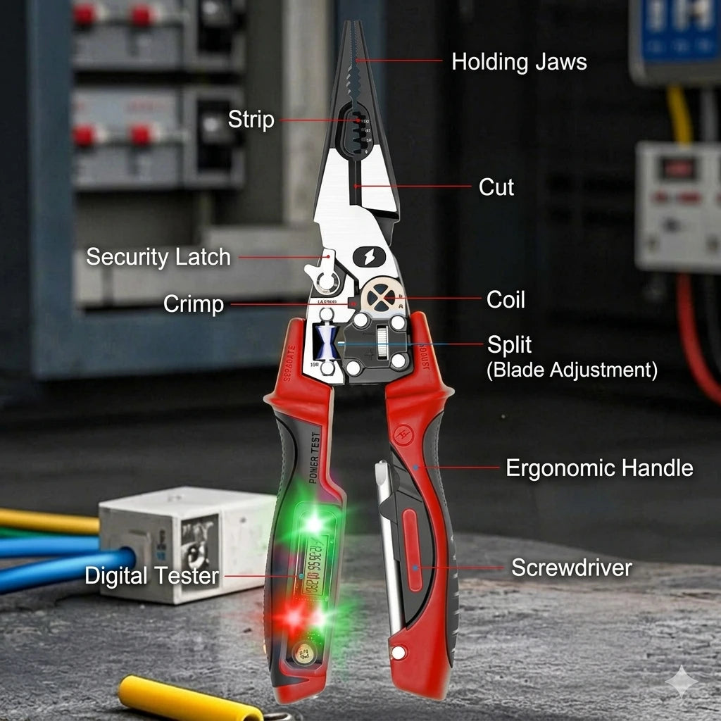 Stop Switching Between Tools — Handle Every Electrical Task With One Smart Grip ⚡