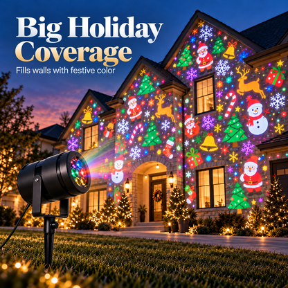 🎅 Turn Any Room Into a Christmas Wonderland – Holiday Projection Night Light