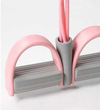 🔥First 300 Customers: Only $23.99!!!!💥21 Fitness Resistance Bands-4 Tube Pedal Ankle Puller